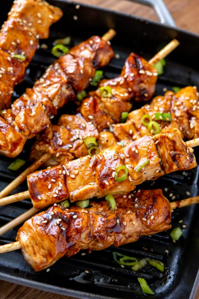 LOW SYN YAKITORI CHICKEN SKEWERS GRILL